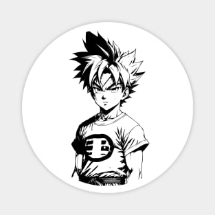 Fan Art Of Goku 05 Magnet